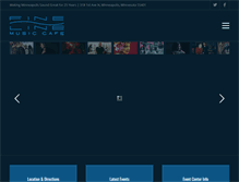 Tablet Screenshot of finelinemusic.com